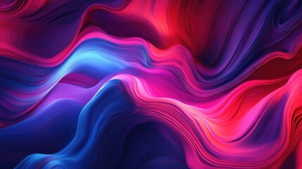 Obraz premium Stunning 3D rendering of a wavy abstract liquid background.