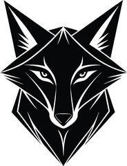 Detailed fox head graphic illustration with a blend of natural textures and vibrant colors for a dynamic look
