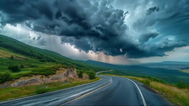 road in the mountains