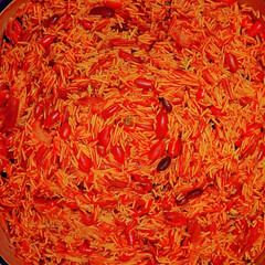 Fototapeta premium Rice dish on gourmet display