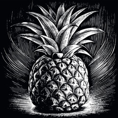 Pineapple vector