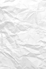 White clean crumpled paper