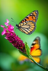 Obraz premium vibrant macro showcasing diverse wildlife habitats intricate details rich colors, animal, nature, ecosystem, flora, fauna, environment, plant