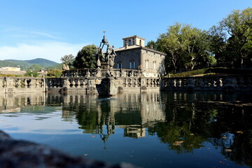 Brunnen im Park der Villa Lante in Bagnaia