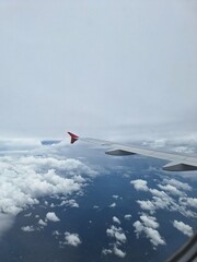Fototapeta premium wing of airplane