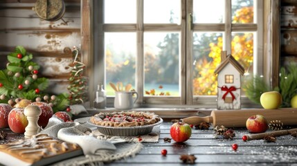 Fototapeta premium an apple pie 