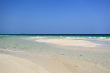 Scenic of Thung Zang Beach (Ao Thung zang) Pathiu, Chumphon Province, Thailand 