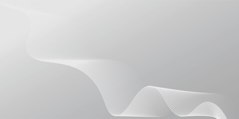 Abstract background with dynamic wavy lines, Digital future technology concept background, vector illustration