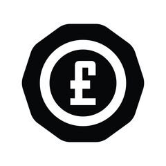 Obraz premium Pound icon