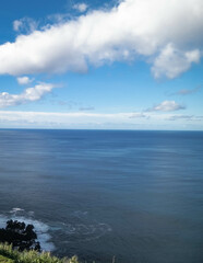 Coastal cliffs of Sao Miguel, Azores islands.
