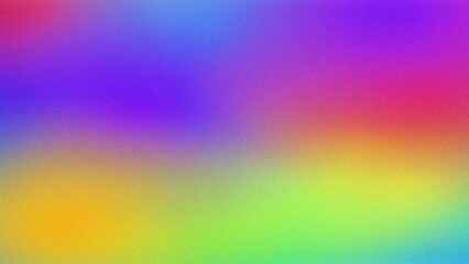 abstract rainbow background, colorful grainy gradient background,80s 90s style, noise texture effect, wallpapers, posters, banners, flyers, and cards.