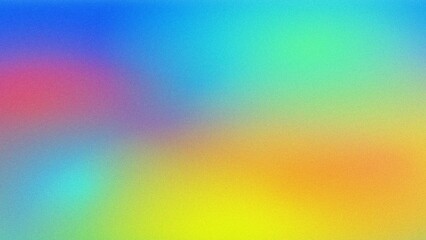 abstract rainbow background, colorful grainy gradient background,80s 90s style, noise texture effect, wallpapers, posters, banners, flyers, and cards.