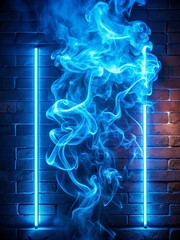 blue smoke on black background, abstract colorful background, abstract colorful smoke, smoke  blue on black background, texture, background