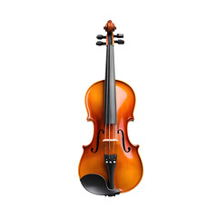 Fototapeta premium Violin isolated on transparent background