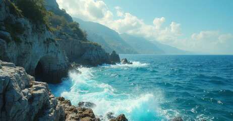 sea and rocks
