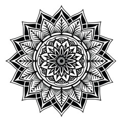 Mandala ornament vector illustration