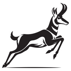 Antelope logo design, Antelope Vector Art And Graphics