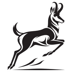 Antelope logo design, Antelope Vector Art And Graphics