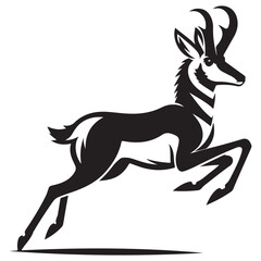 Antelope logo design, Antelope Vector Art And Graphics
