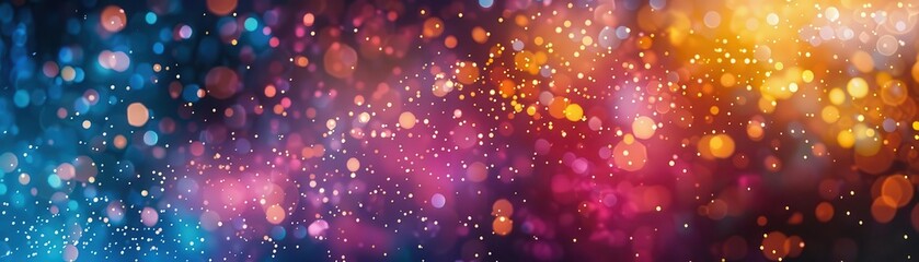 Fireworks display against night sky, Pop Art, Bright, Digital, Emphasizing celebration and light