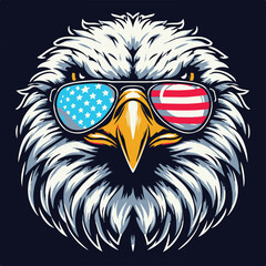American Eagle SVG, happy Independence Day, 4th of July