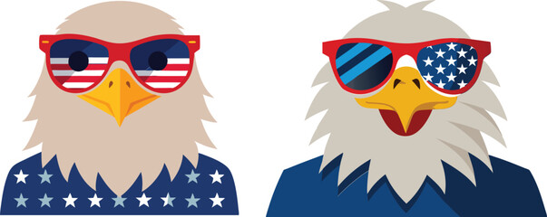 American Eagle SVG, happy Independence Day, 4th of July
