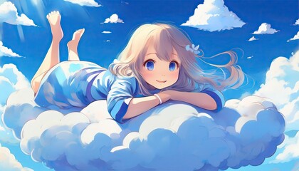 Anime background Lofi A girl reading by the window at night, with a peaceful view of the moonlit sky.