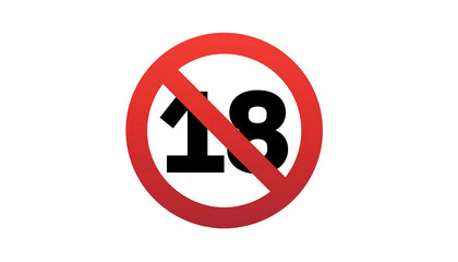 １８歳以下禁止のアイコン