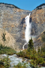 Takakkaw Falls in Yoho National Park, British Columbia, Canada