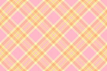 Plaid check seamless of vector texture background with a pattern tartan fabric textile.