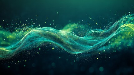 Abstract Particle Wave Background