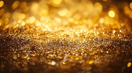 Golden Bokeh Background