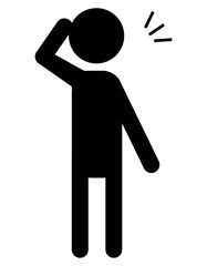 了解/発見する人のピクトグラム