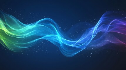 Colorful Abstract Wave Background