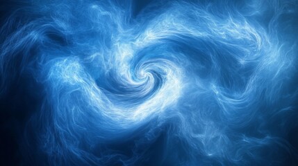Obraz premium Abstract Blue Energy Swirl