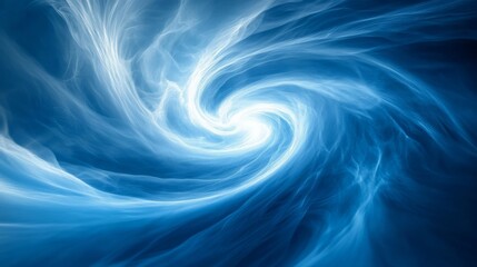 Fototapeta premium Abstract Swirling Blue Energy