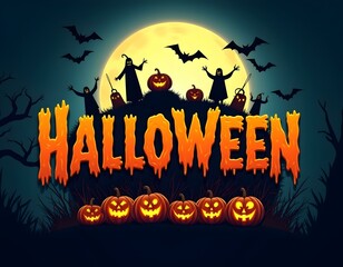 halloween text design