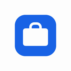 luggage baggage travel icon vector