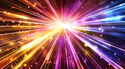 Abstract Light Burst