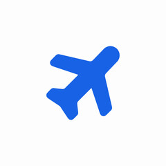 air plane flight icon sign