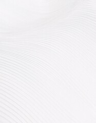 A white background featuring an elegant illustration of waves with a beautiful bending pattern.  generative ai