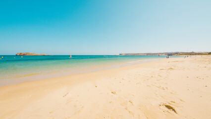 Praia do Martinhal, Portugal, in summer