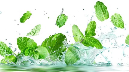 Refreshing Mint Splash