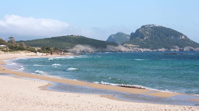 Voidokilia Beach - beautiful lagoon, Peloponnese Greece