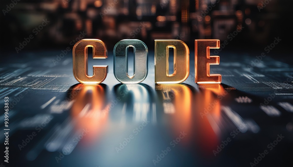 Poster code visualization with digital technology design