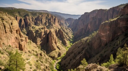 Beautiful canyon views, beautiful rock views and mountains