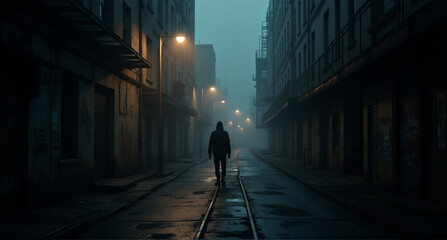 walking in the night