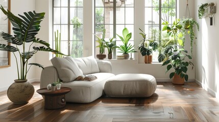 Contemporary Comfort: A Cozy Living Room with Modern Style