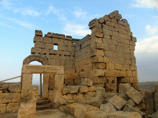 The ruins of Zerzevan Castle in Eastern Turkey