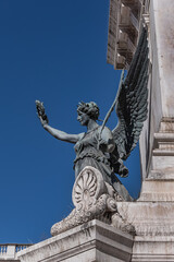 Monument to Restorers (Monumento aos Restauradores) located in Restauradores Square. Monument...